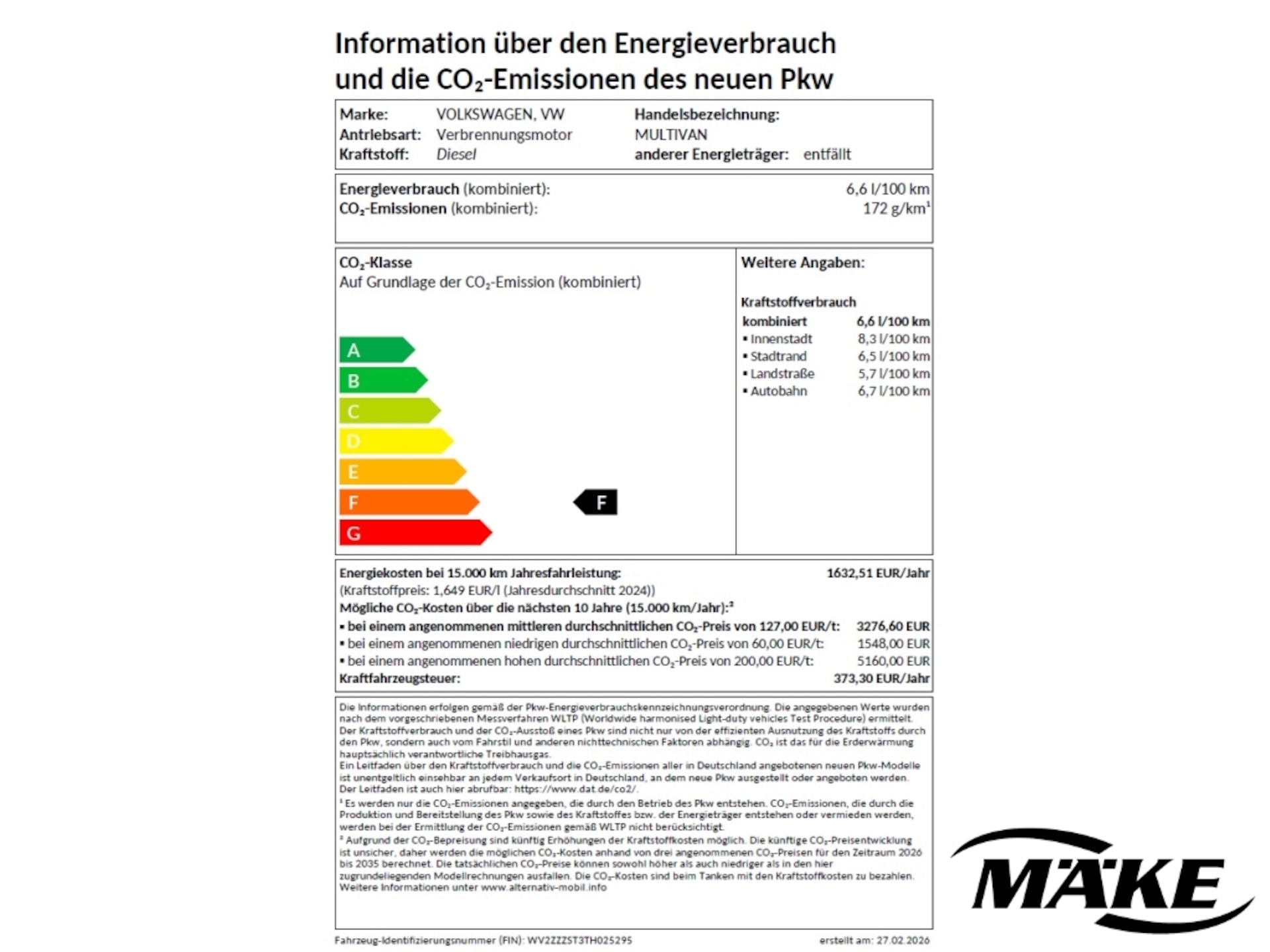 Volkswagen Multivan Langversion Life