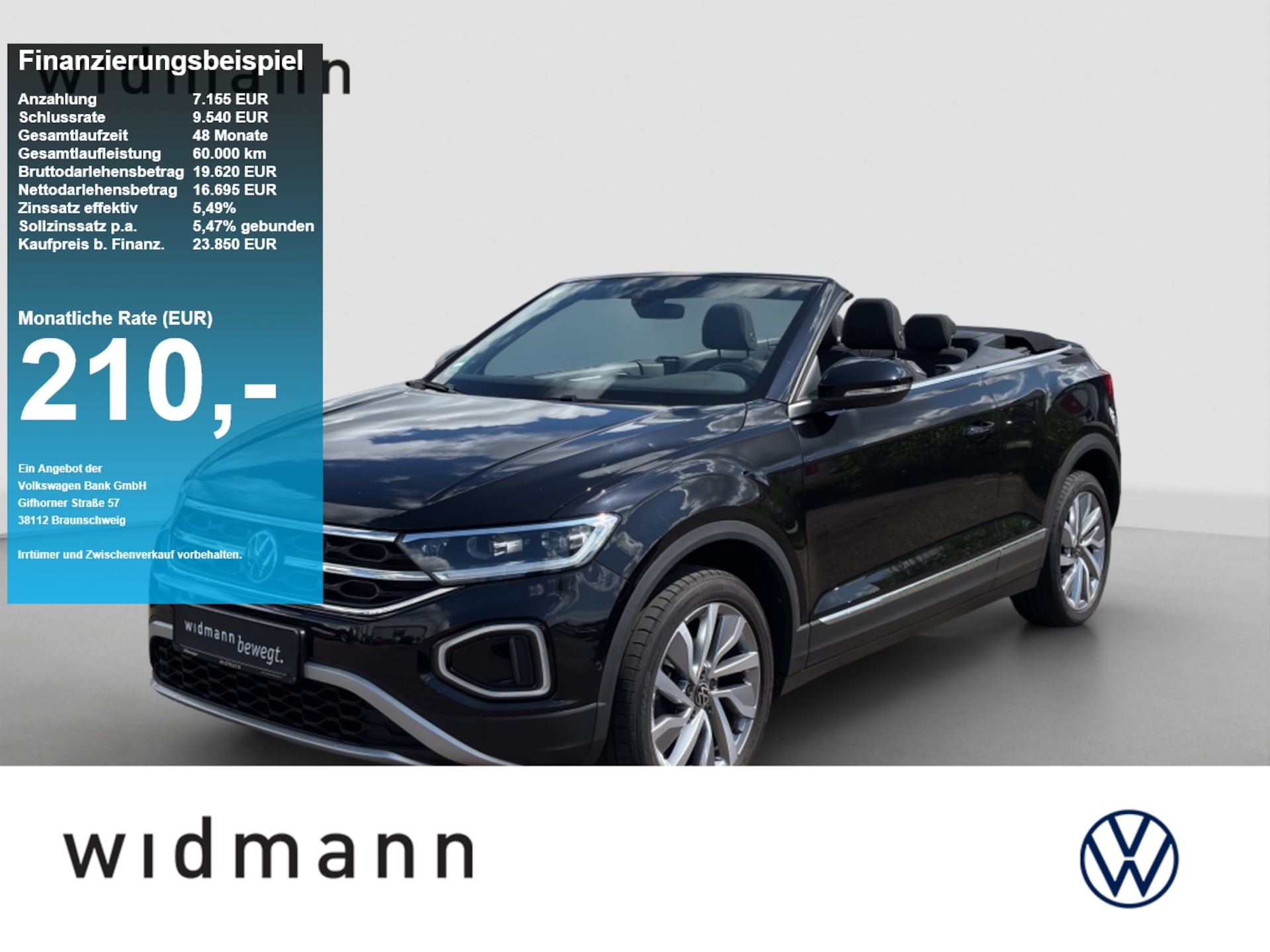 Volkswagen T-Roc Cabriolet Style