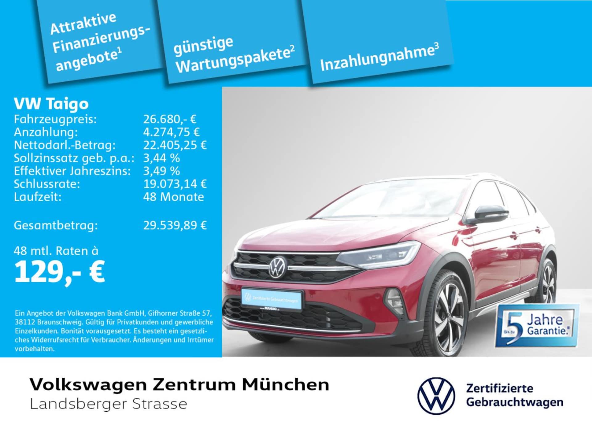 Volkswagen Taigo Style