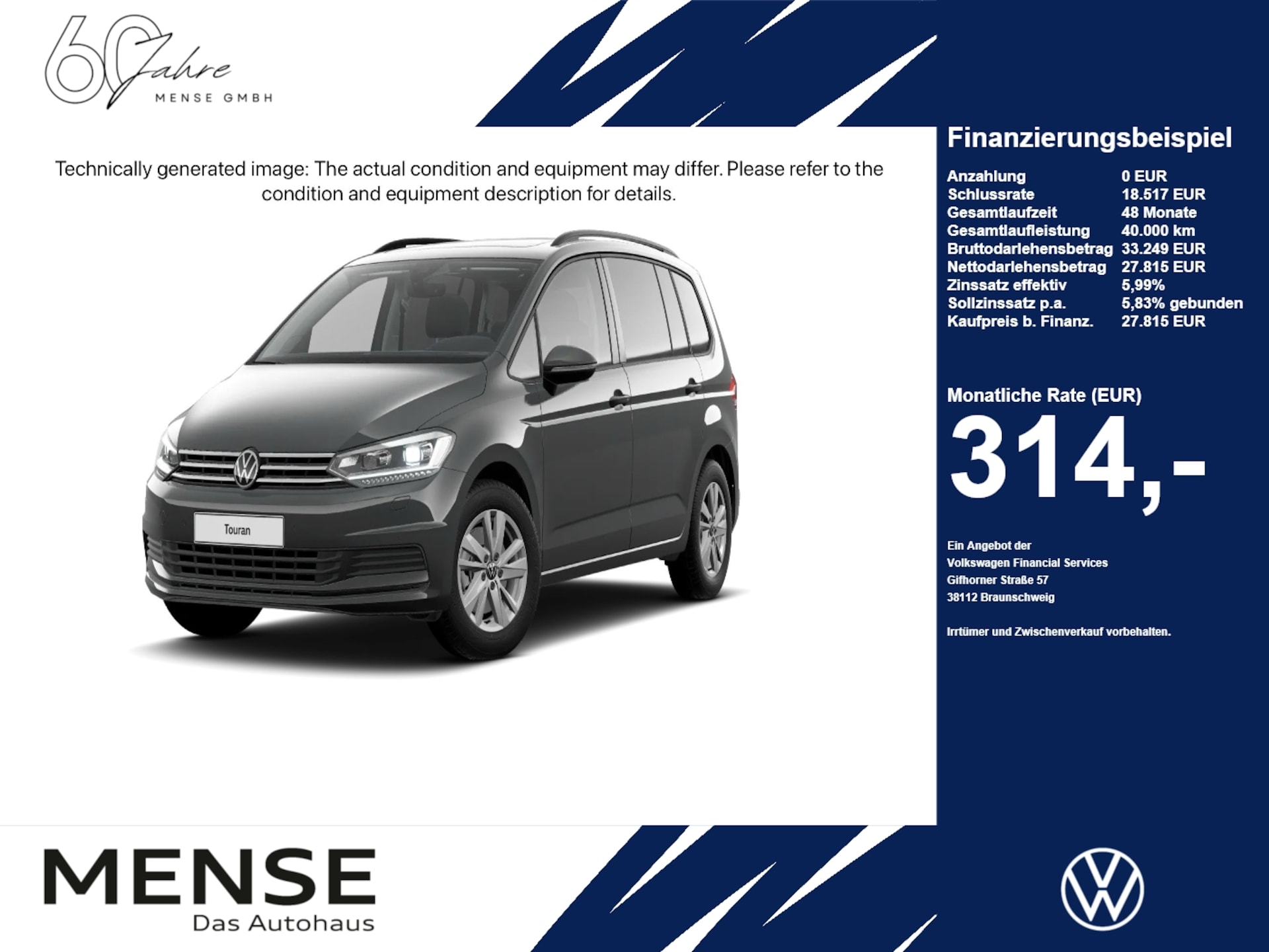 Volkswagen Touran Comfortline