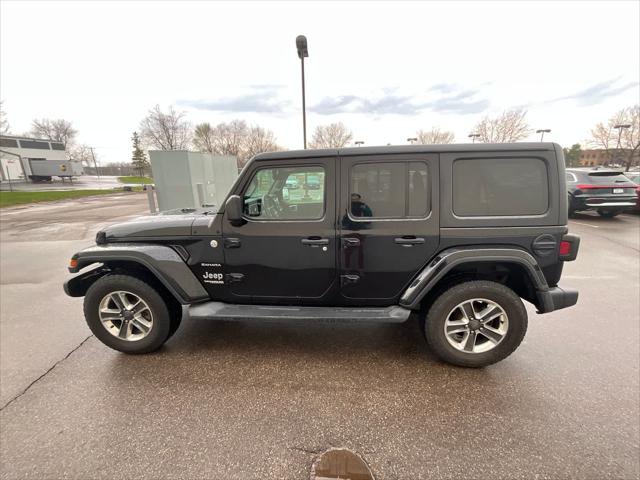 Used 2018 Jeep All-New Wrangler Unlimited Sahara with VIN 1C4HJXEN7JW201339 for sale in Maplewood, Minnesota