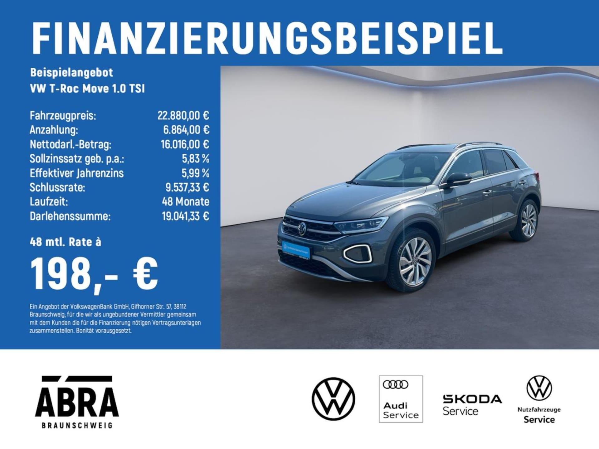 Volkswagen T-Roc 2024 — T-Roc Move 1.0 TSI IQ.LIGHT+NAV+CAM+ACC+STDHZG