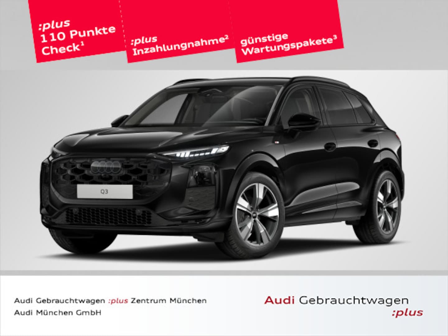 Bild über Audi Q3 SUV TFSI 110 kW S tronic - für weitere Informationen kontaktieren Sie den Audi Partner