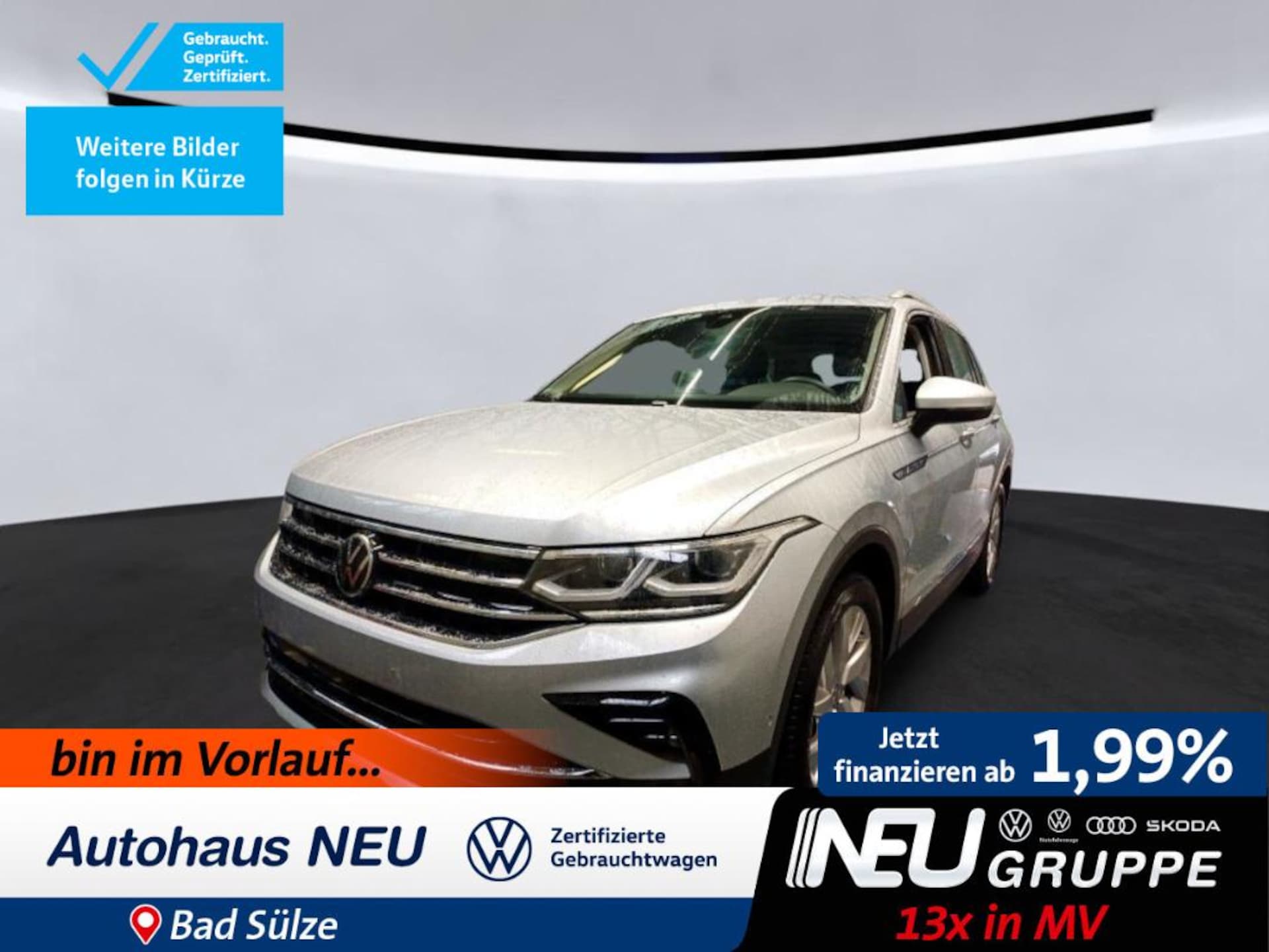 Volkswagen Tiguan — Volkswagen Tiguan 1.5 TSI DSG Matrix Rfk HZ Allwetter