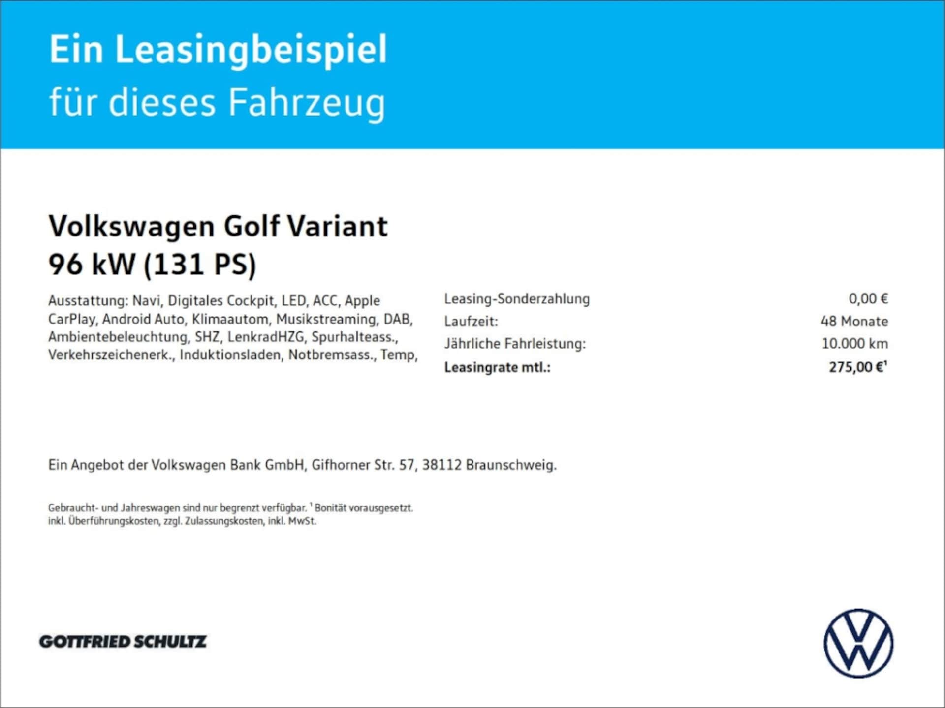 Volkswagen Golf Variant Life