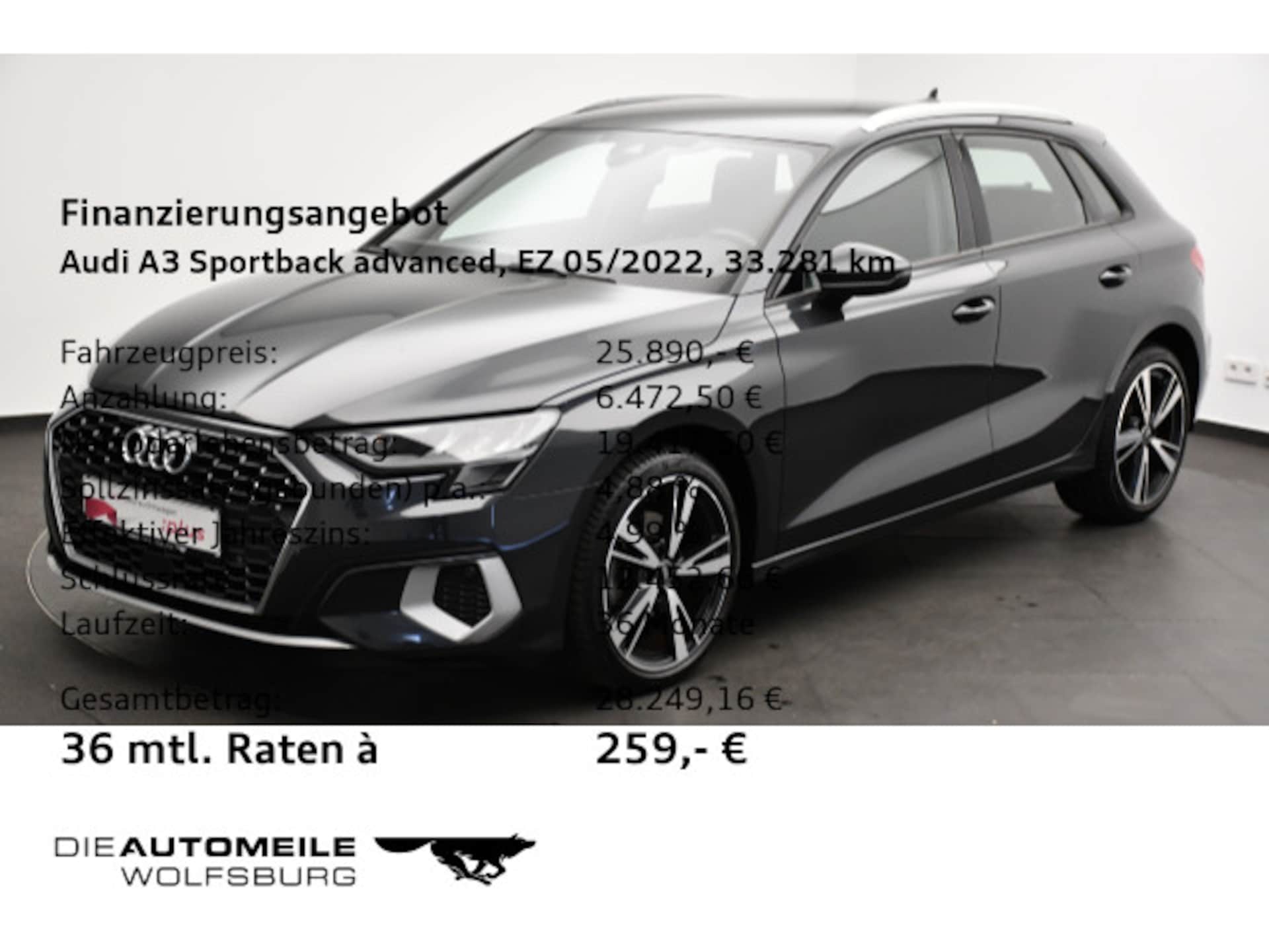 Audi A3 Sportback Advanced