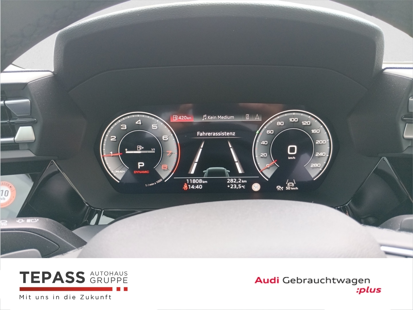 Bild über Audi A3 Sportback TFSI 110 kW S tronic - für weitere Informationen kontaktieren Sie den Audi Partner