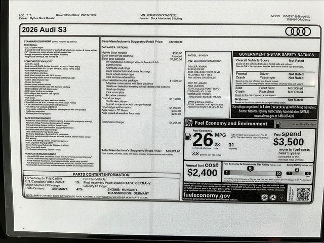 2026 Audi S3 Base - Photo 15