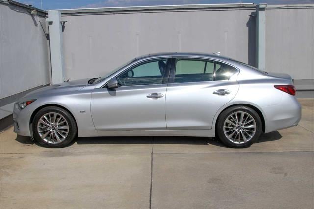 Used 2019 INFINITI Q50 LUXE with VIN JN1EV7AP3KM519621 for sale in Sugar Land, TX