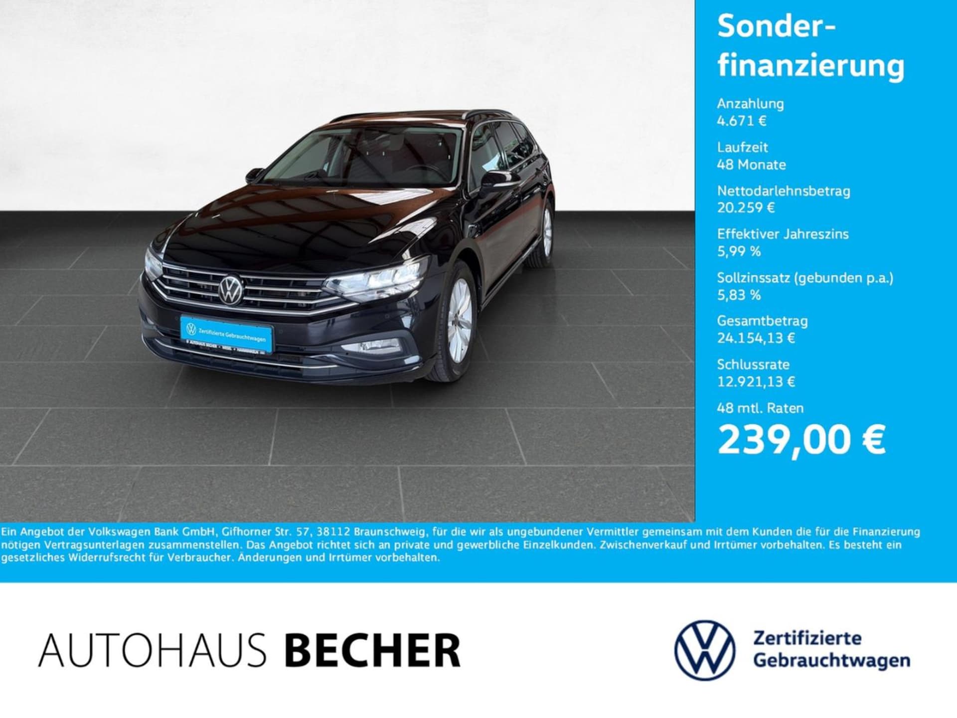 Volkswagen Passat Variant Business