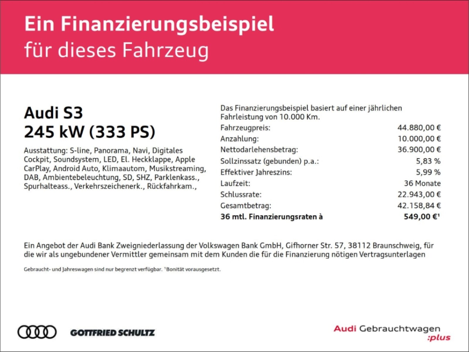 Audi S3 Sportback – Bild 2