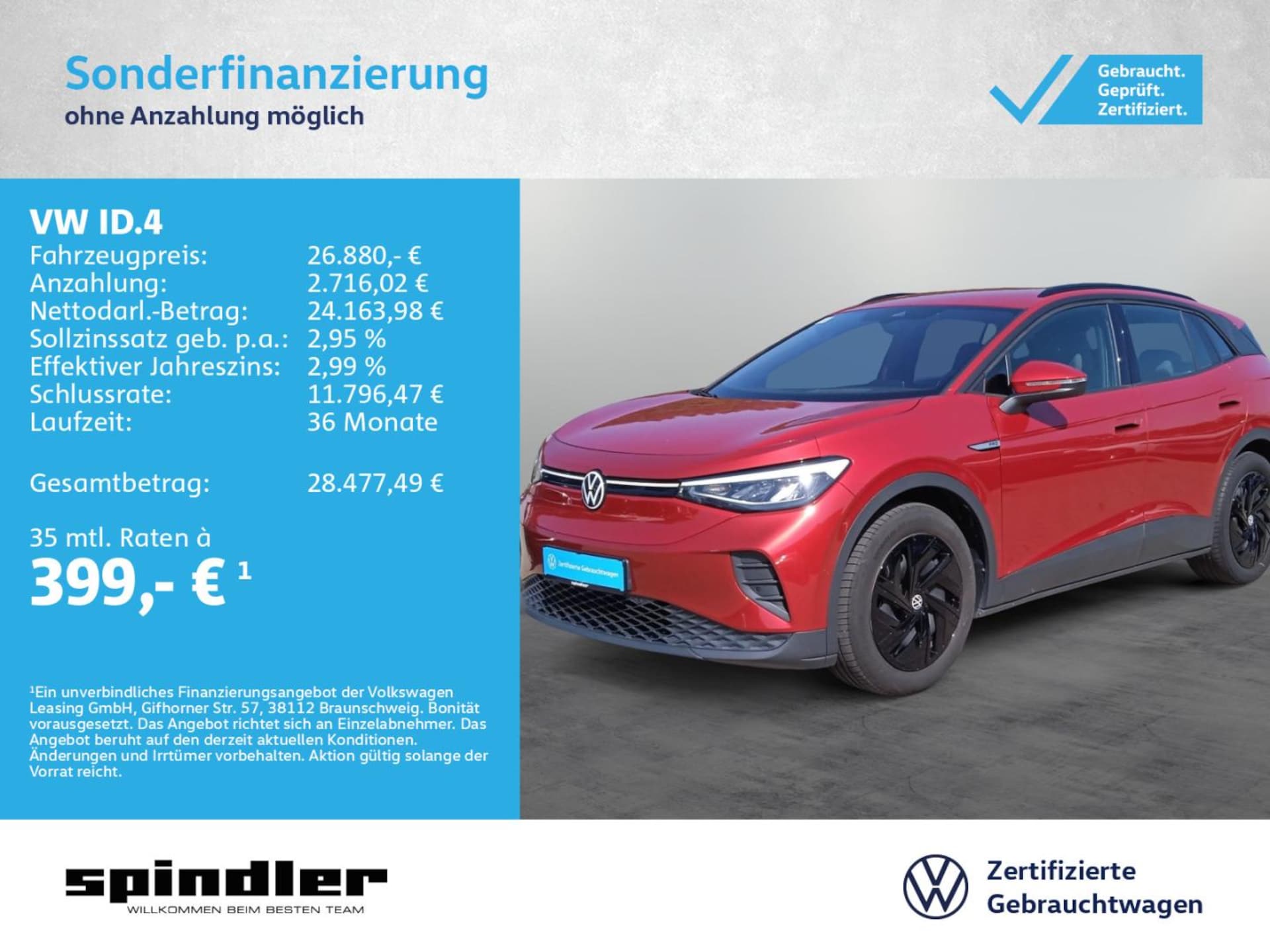 Volkswagen ID.4 Pro Performance