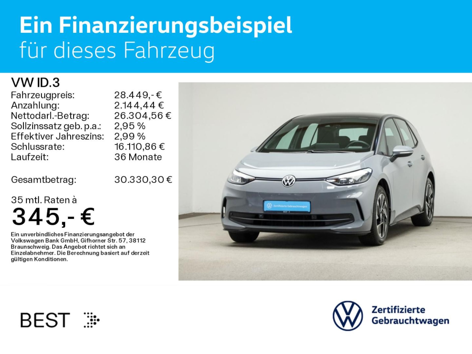 Volkswagen ID.3 Pro