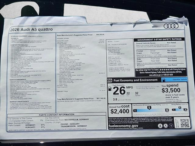2026 Audi A5 Prestige - Photo 18
