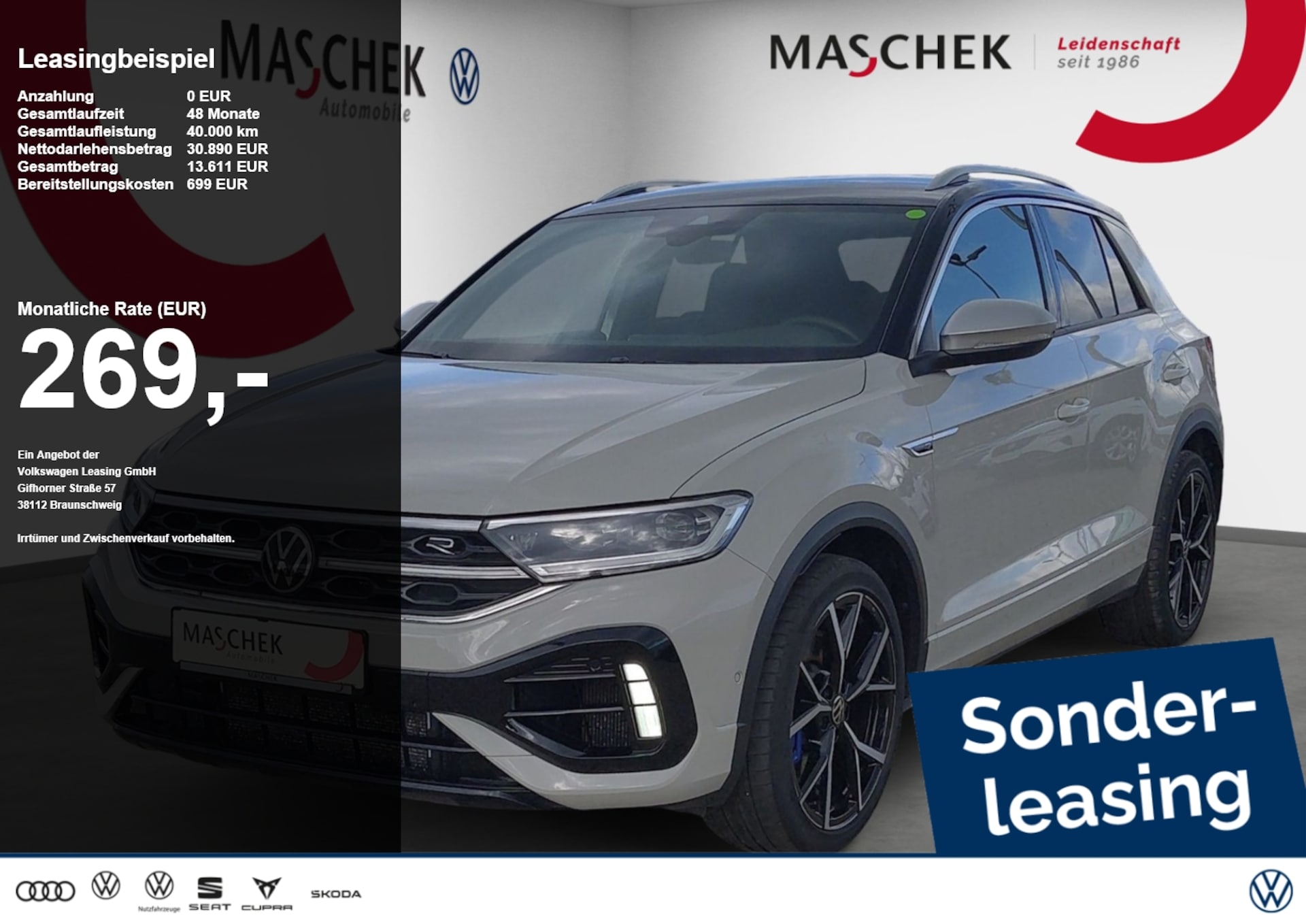 Volkswagen T-Roc — Volkswagen T-Roc R 2.0 TSI Performance Matrix ACC RearView DAB Navi