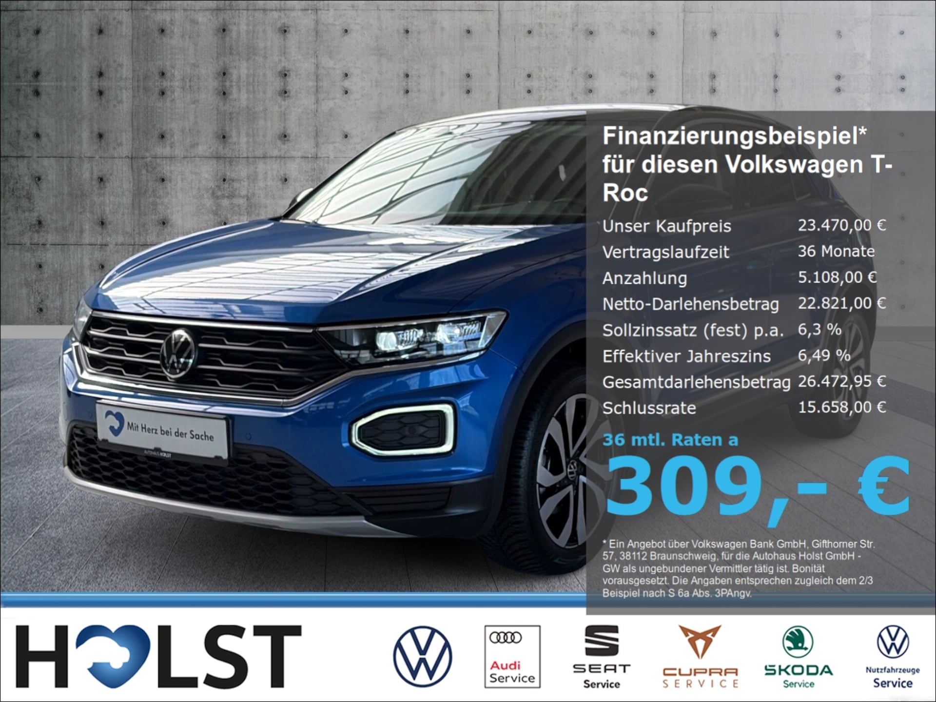 Volkswagen T-Roc 2022 — 1.5TSI DSG Active LED ACC GJR NAV RÜFA