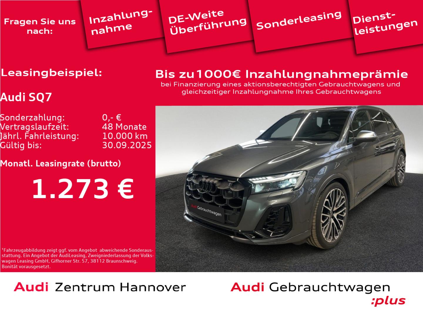 Image about Audi SQ7 SUV TFSI quattro tiptronic