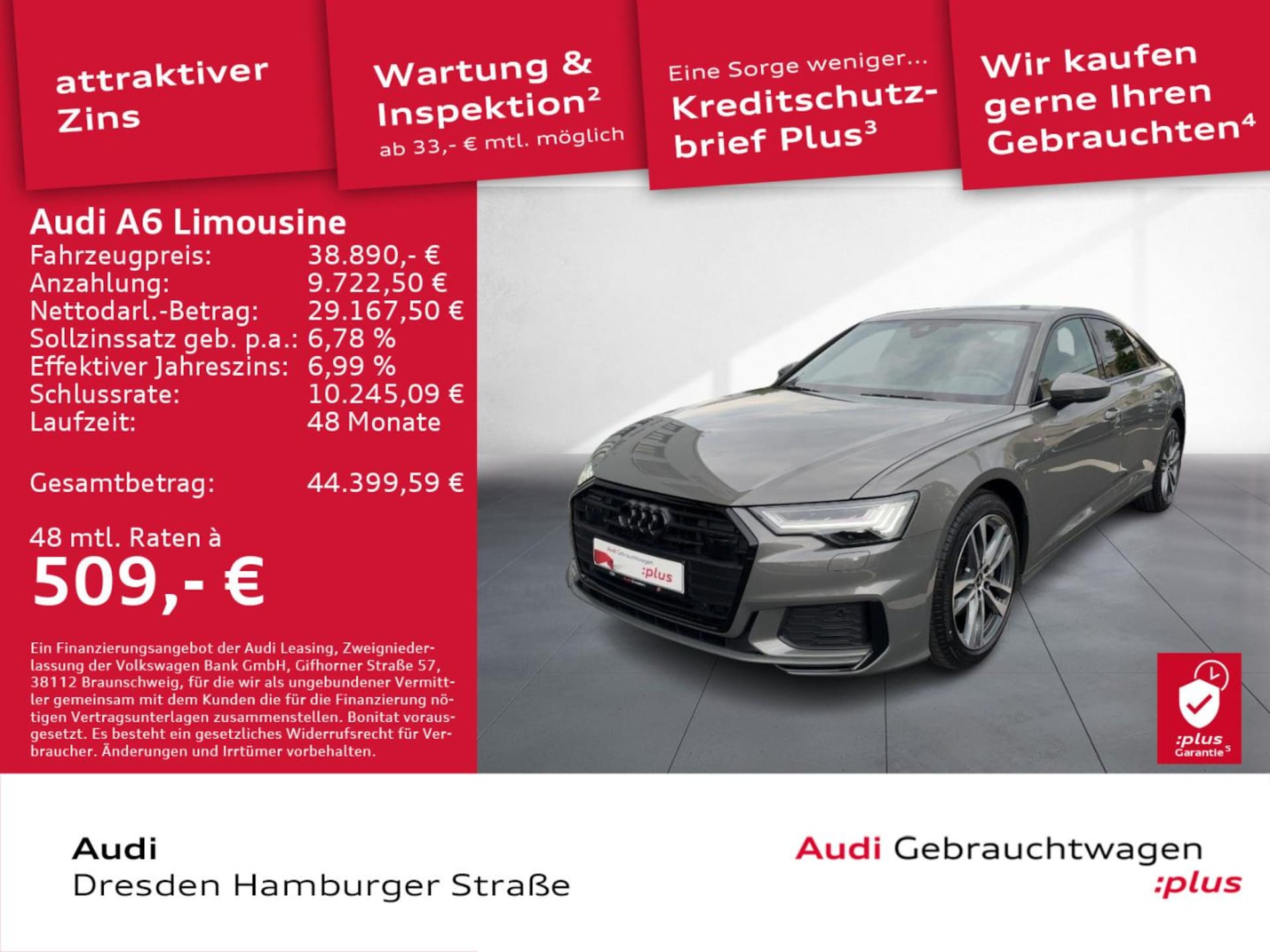 Audi A6 Limousine advanced