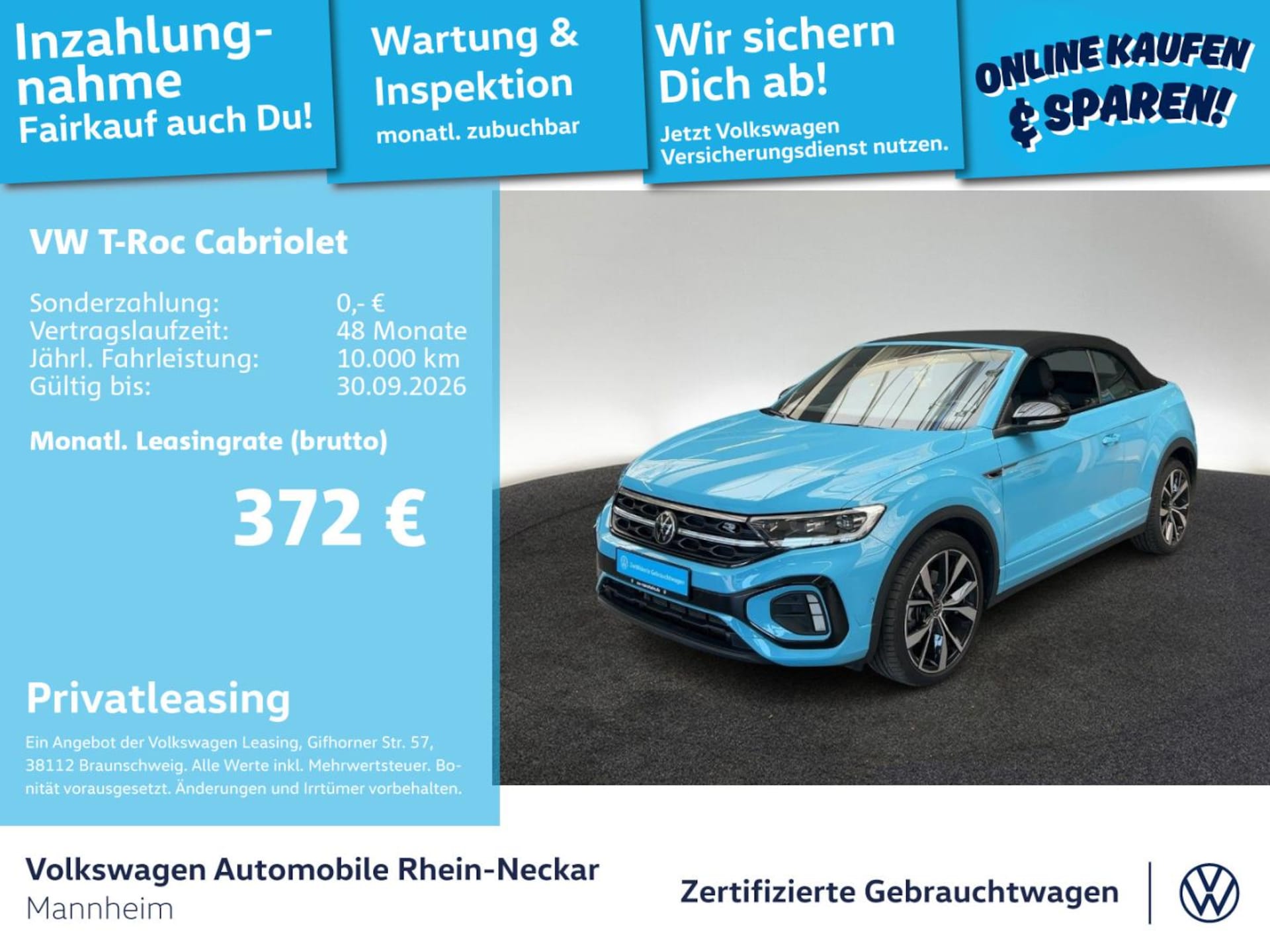 Volkswagen T-Roc Cabriolet R-Line