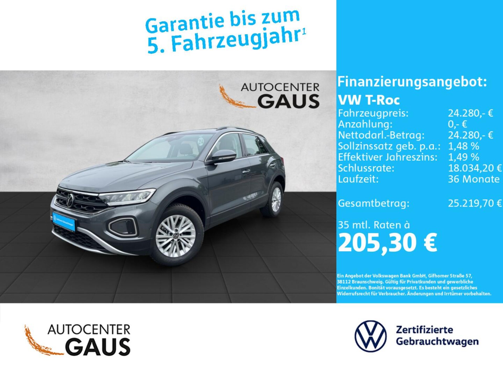 Volkswagen T-Roc Life
