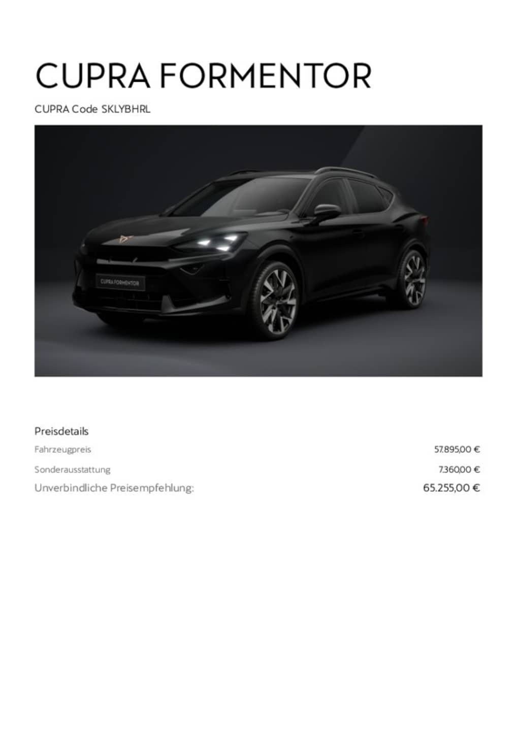 CUPRA Formentor VZ
