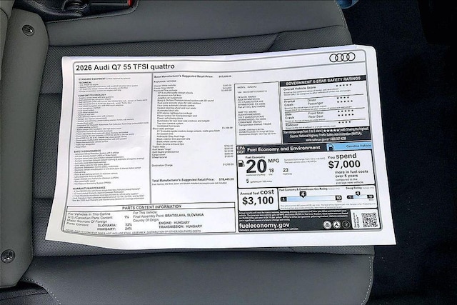 2026 Audi Q7 Premium Plus - Photo 18