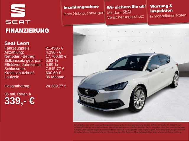 SEAT Leon Style Edition 1.5 eTSI DSG LED NAVI KEYLESS (DKT5024575)