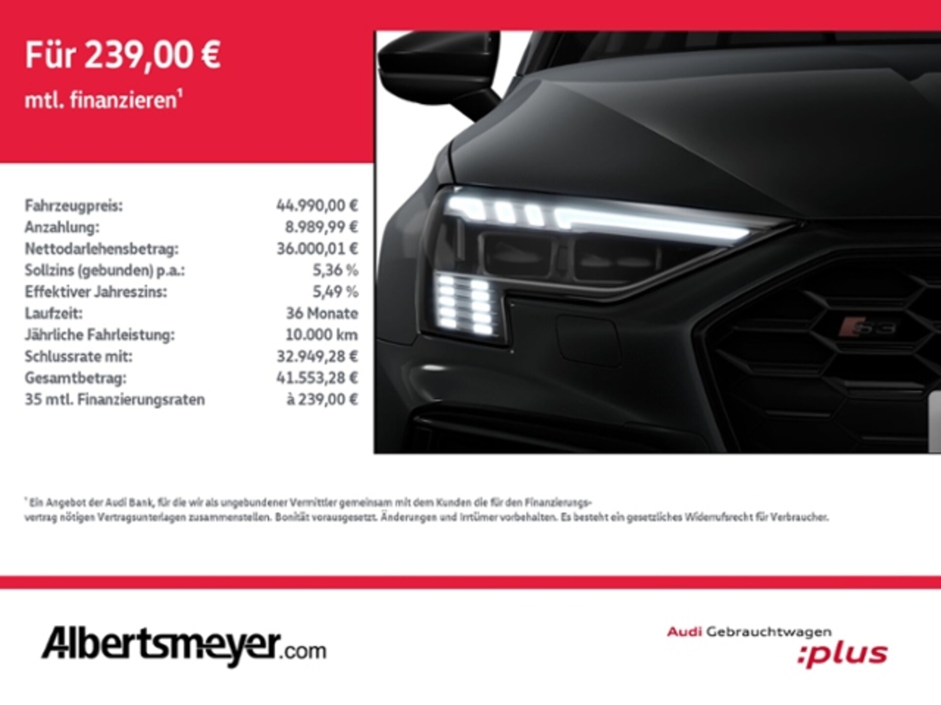 Audi S3 Limousine