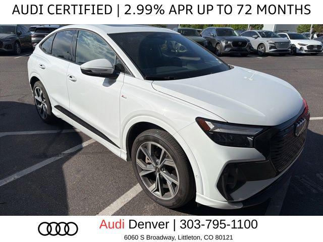 Used 2024 Audi Q4 Sportback e-tron Premium Plus with VIN WA13UBFZ9RP039882 for sale in Littleton, CO