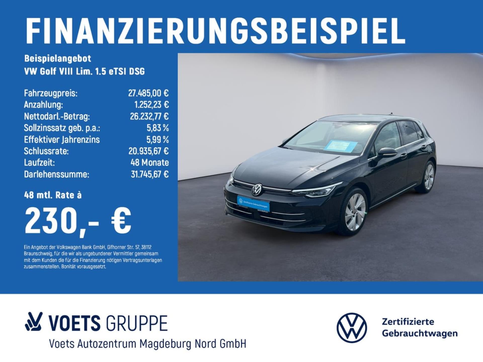 Volkswagen Golf — Volkswagen Golf Golf VIII Lim. 1.5 eTSI DSG Style LED+NAVI+ACC...