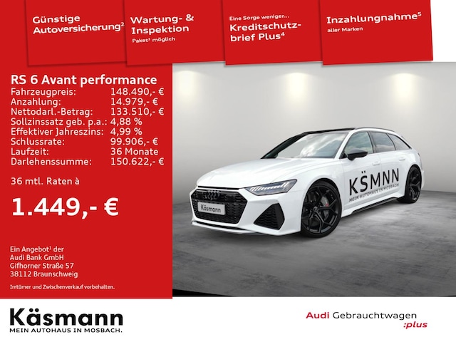 Image about Audi RS 6 Avant performance quattro tiptronic