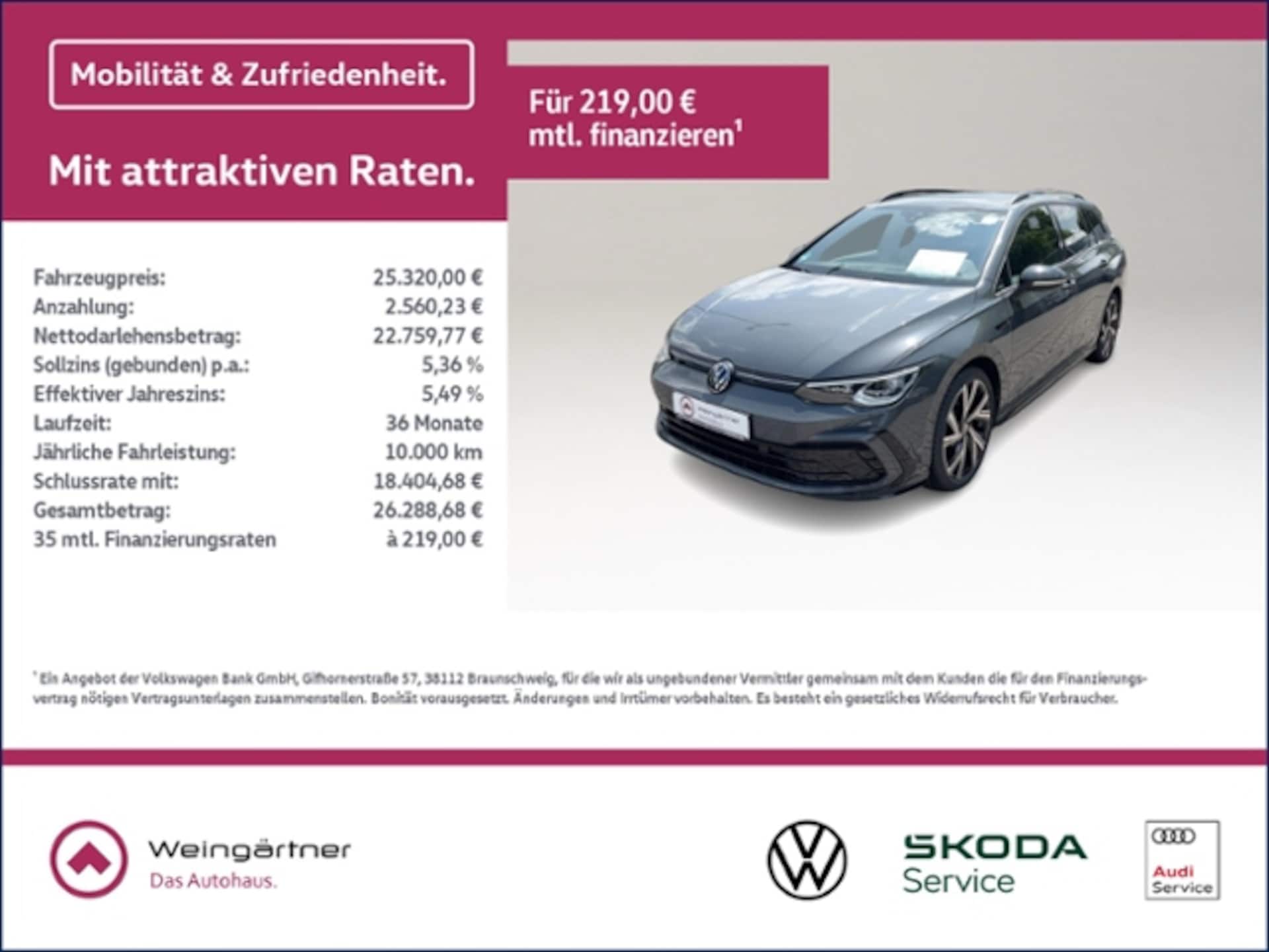 Volkswagen Golf Variant 2024 — 1.5 eTSI R-Line, BlackStyle, Navi, ACC DSG