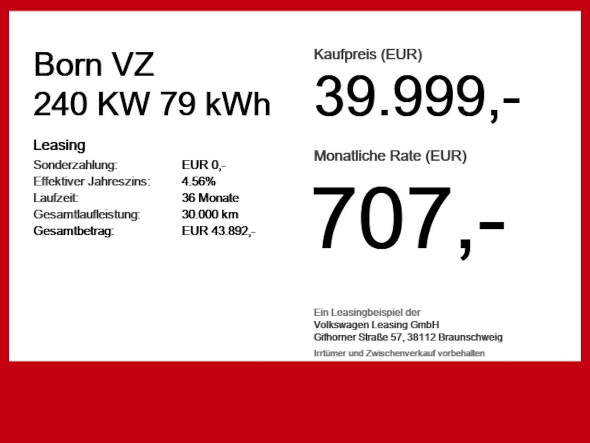 CUPRA Born VZ