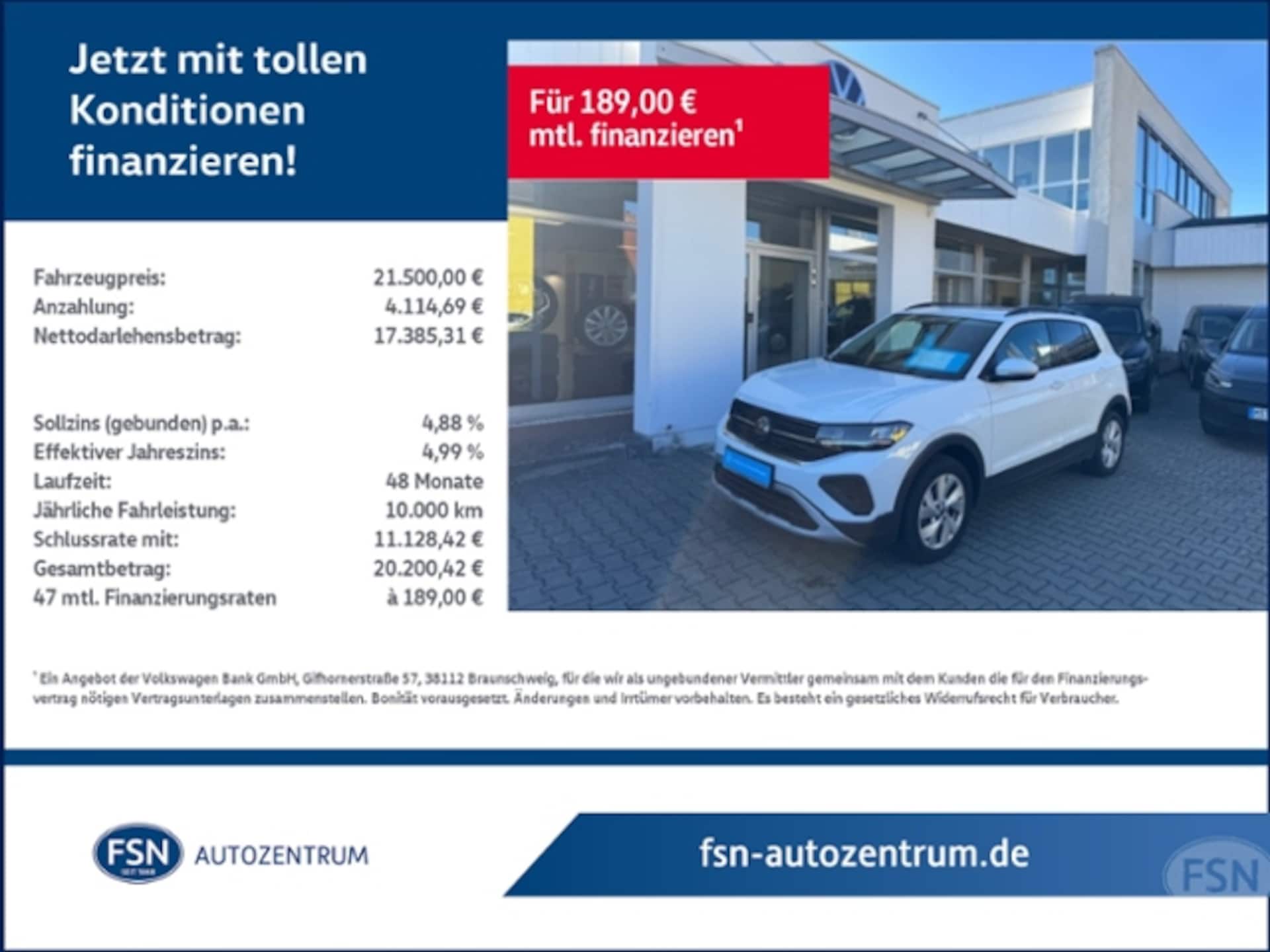 Volkswagen T-Cross — Volkswagen T-Cross 1.0 TSI