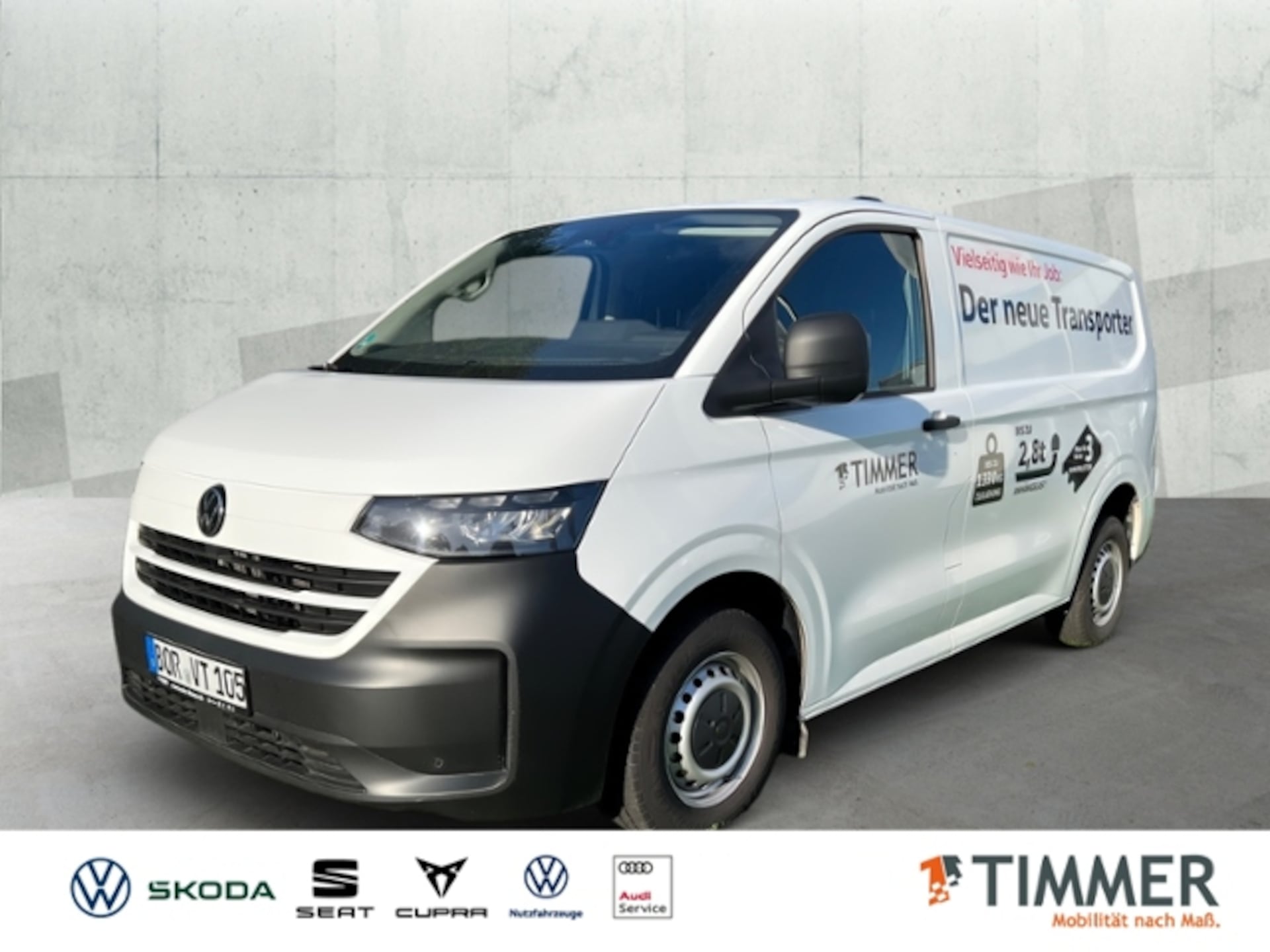 Volkswagen Transporter Kasten kurzer Radstand