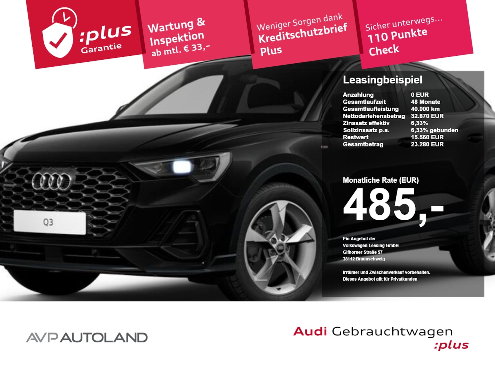 Audi Q3 Sportback S line