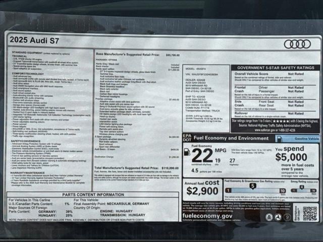 2025 Audi S7 Prestige - Photo 21