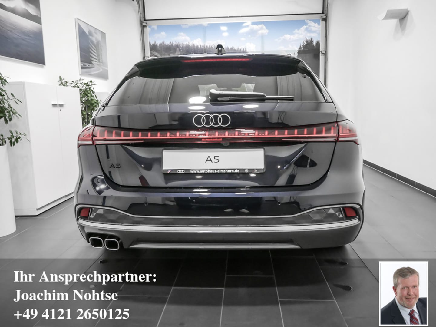 Bild über Audi A5 Avant TDI 150 kW S tronic - für weitere Informationen kontaktieren Sie den Audi Partner