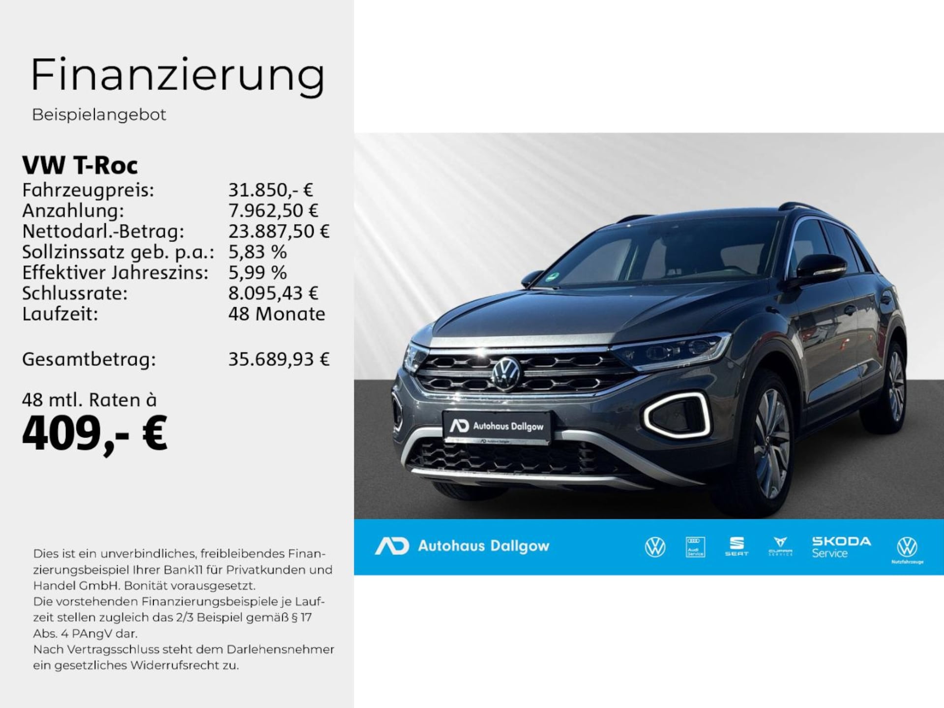 Volkswagen T-Roc Goal