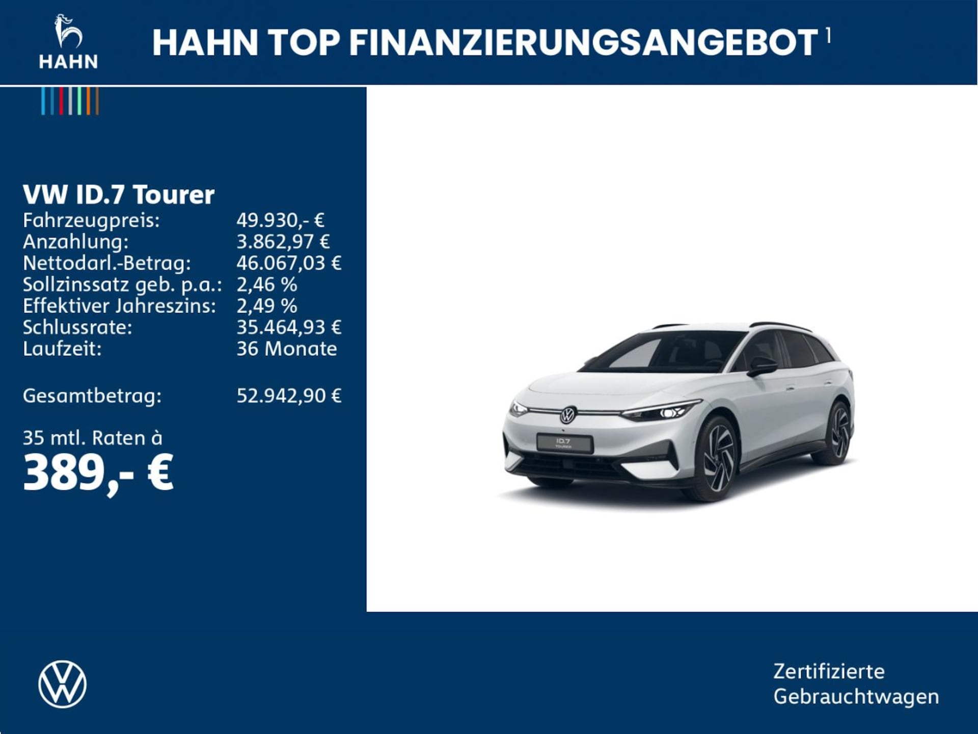 Volkswagen ID.7 Tourer Pro