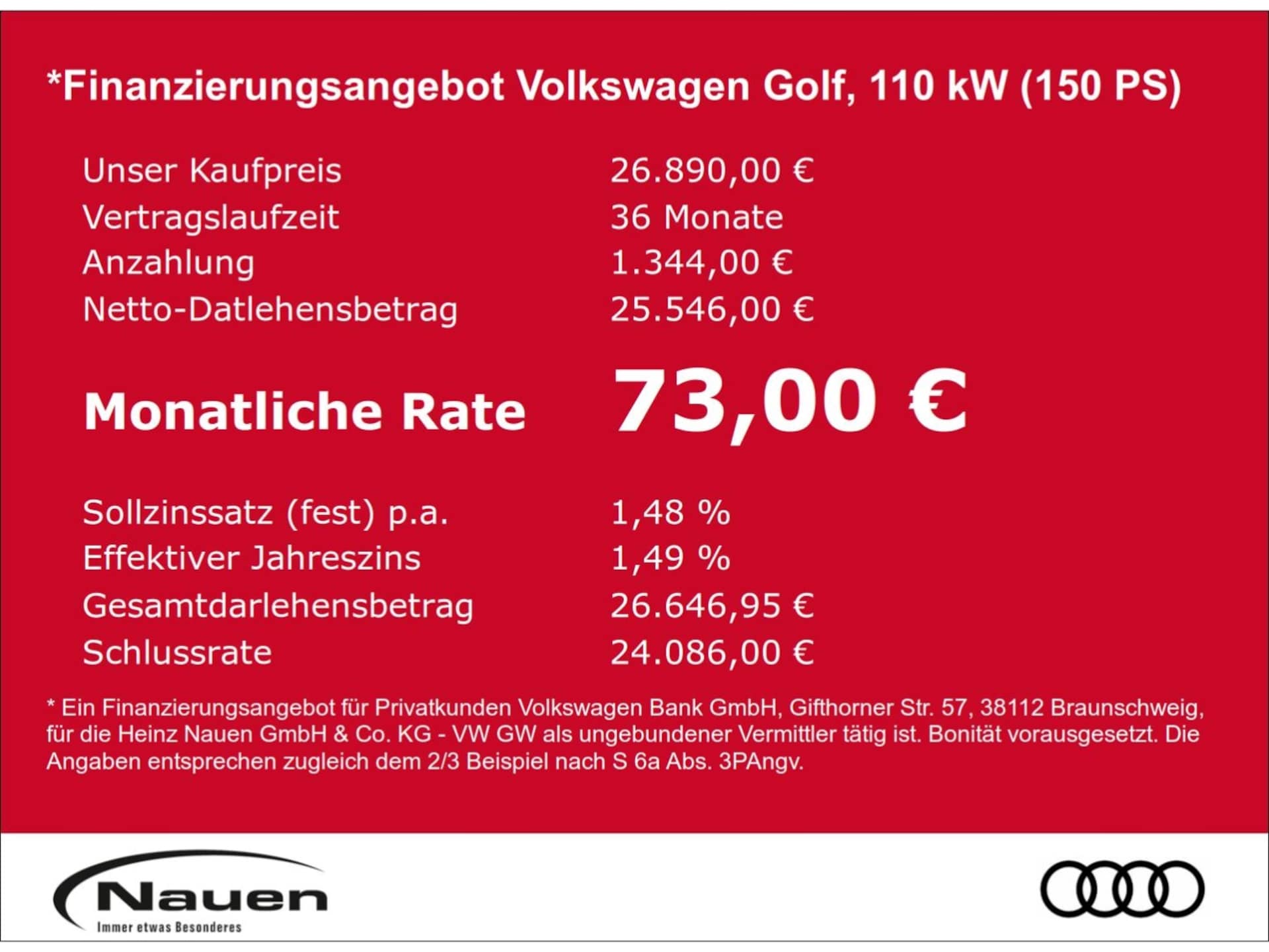 Volkswagen Golf Life