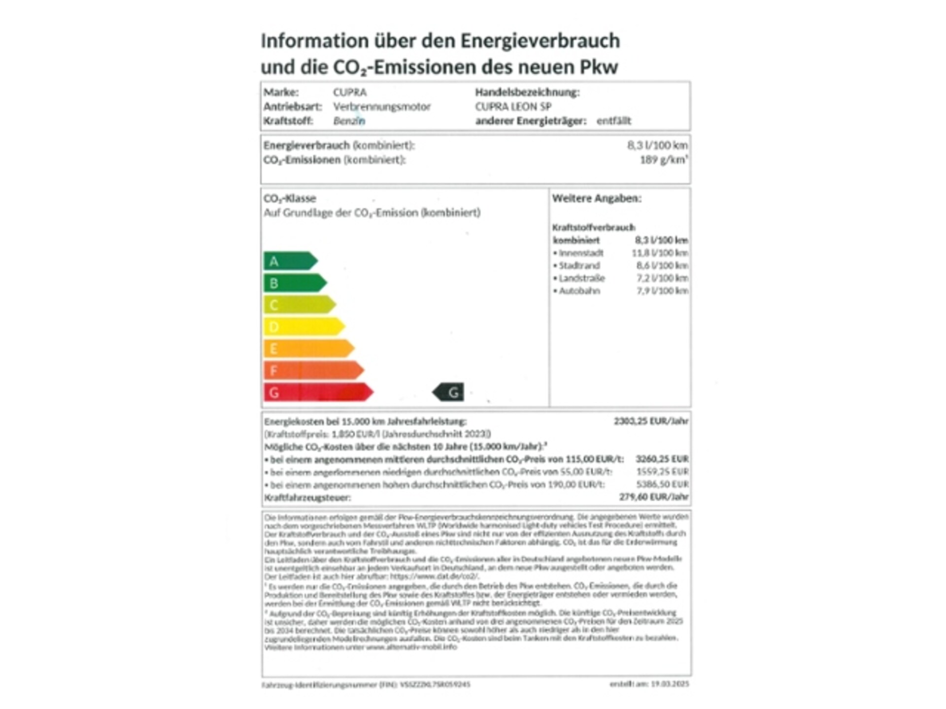 CUPRA Leon Sportstourer VZ
