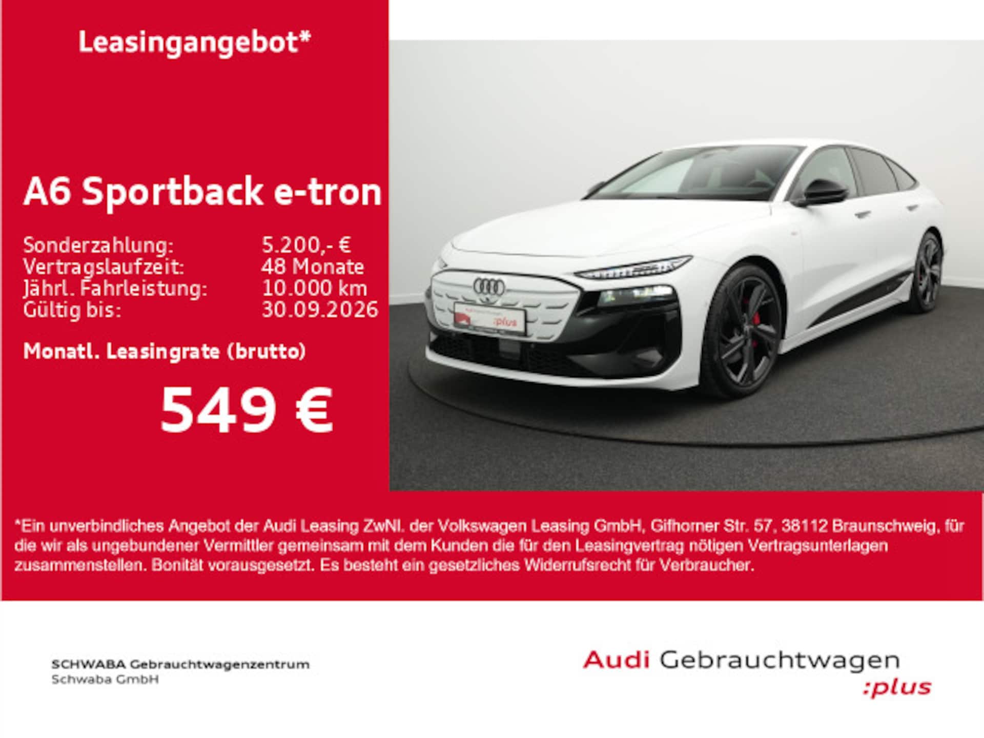 Audi A6 Sportback e-tron