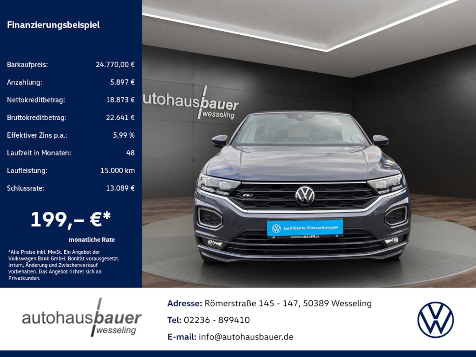 Volkswagen T-Roc Cabriolet R-Line