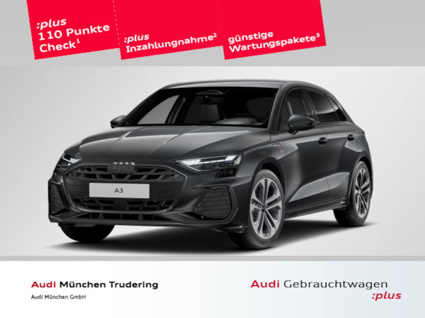 Bild über Audi A3 Sportback TFSI e TFSI e 150 kW S tronic - für weitere Informationen kontaktieren Sie den Audi Partner