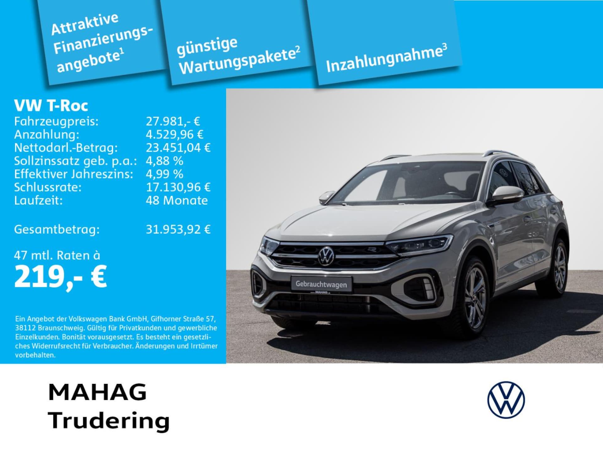 Volkswagen T-Roc R-Line