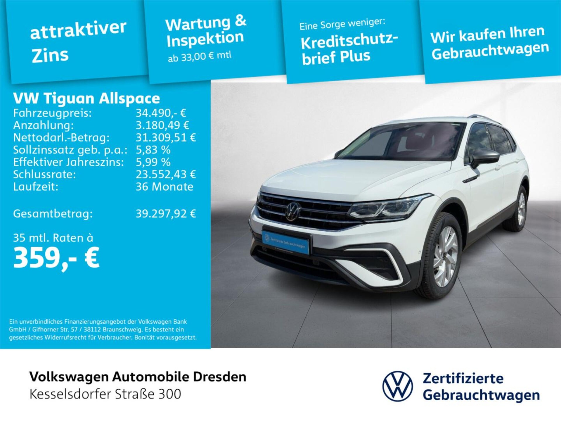 Volkswagen Tiguan Allspace Life