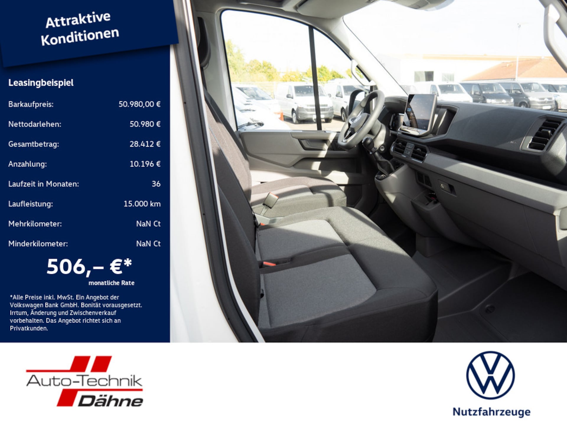 Volkswagen Crafter Kasten langer Radstand