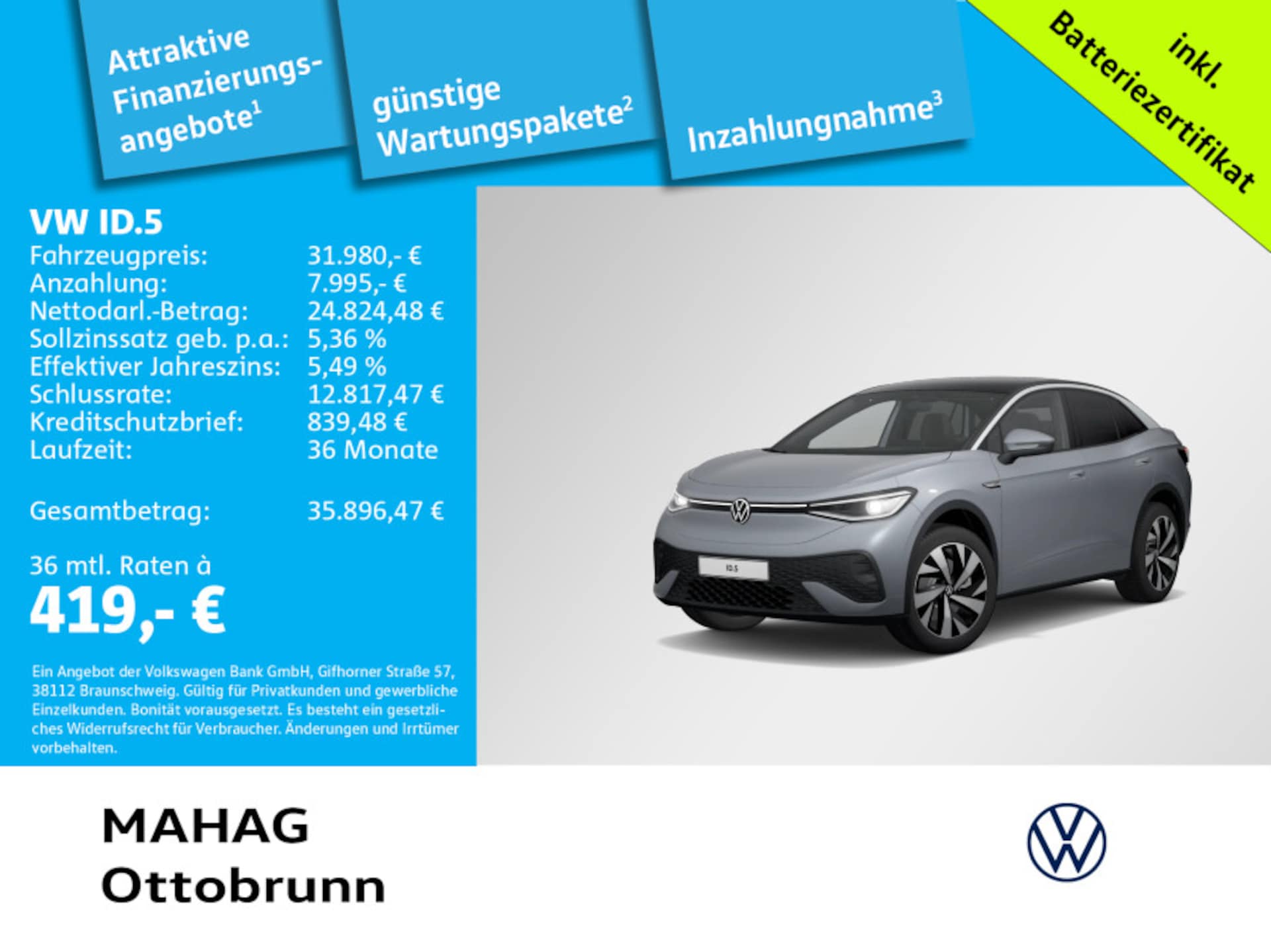 Volkswagen ID.5 Pro Performance