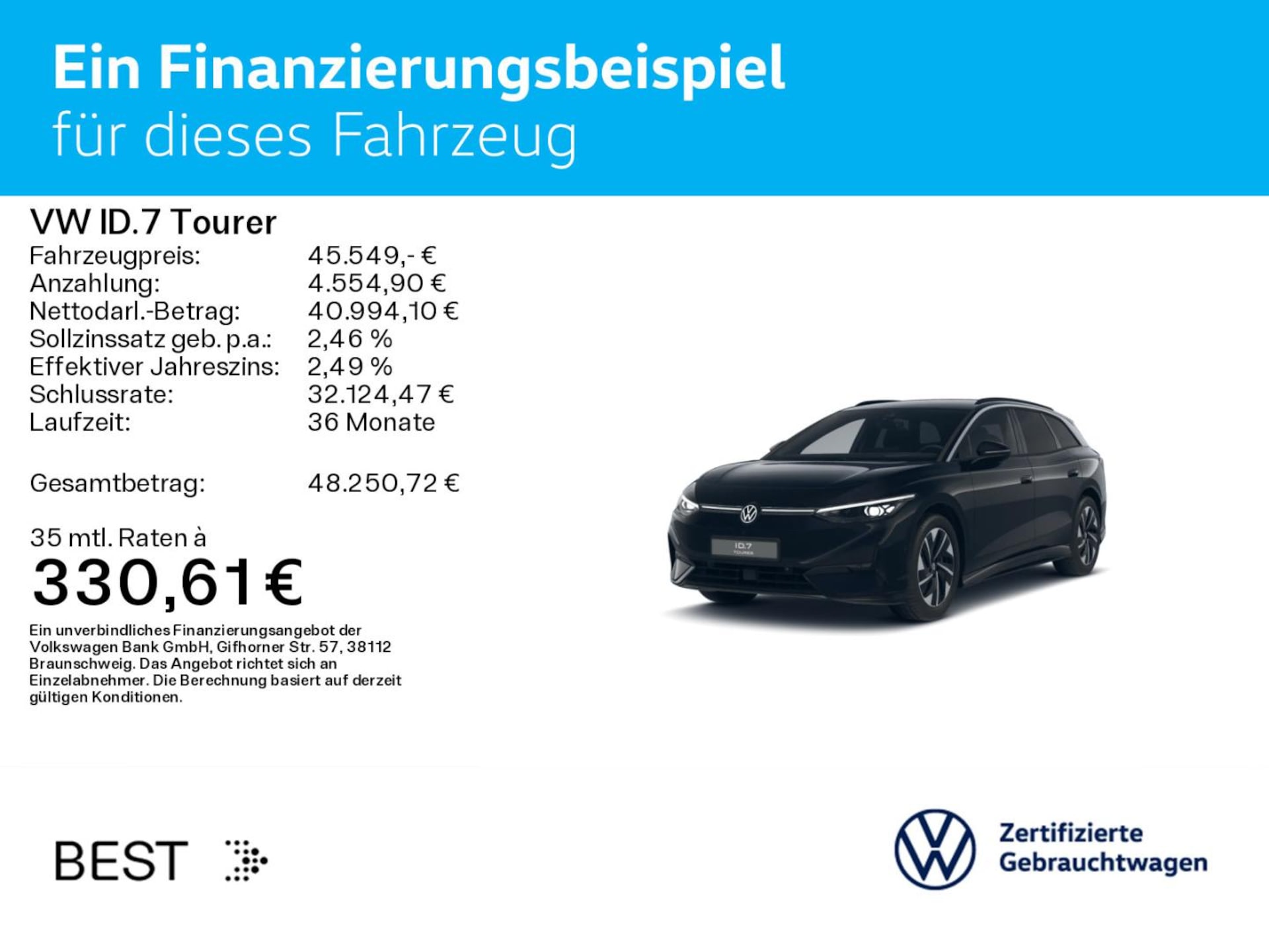 Volkswagen ID.7 Tourer Pro